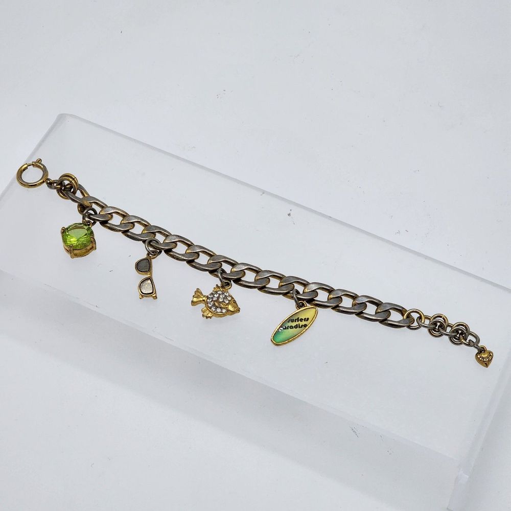 Juicy Couture Vintage Surfers Paradise Charm Bracelet